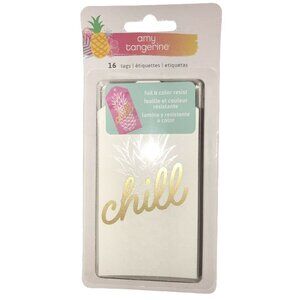 Amy Tangerine x American Crafts Gift Tags 16 Foil Color Resist Scrapbook